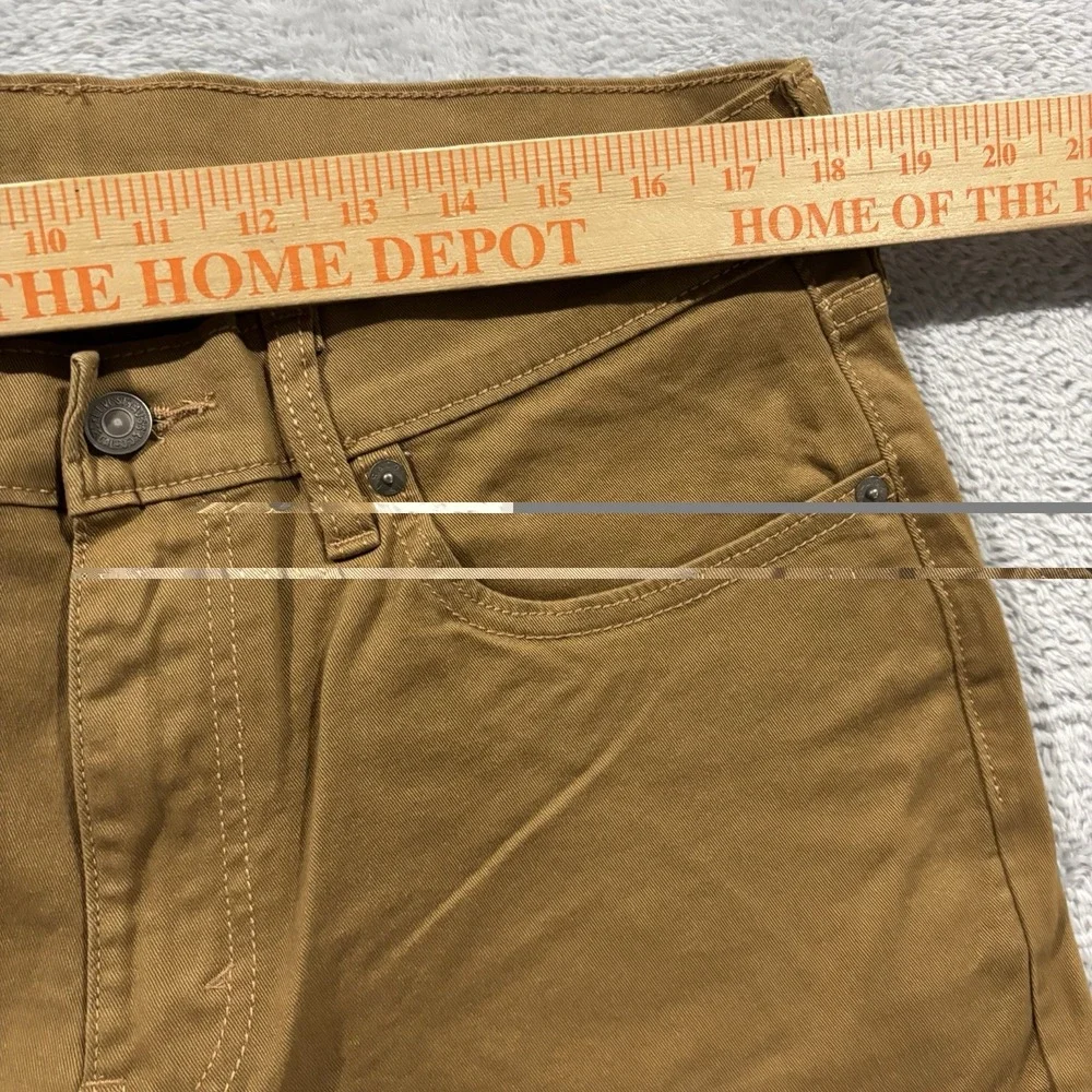 Levi's 514 Jeans Men's 32x30 Straight Mid Rise Premium Soft Twill Brown Khaki